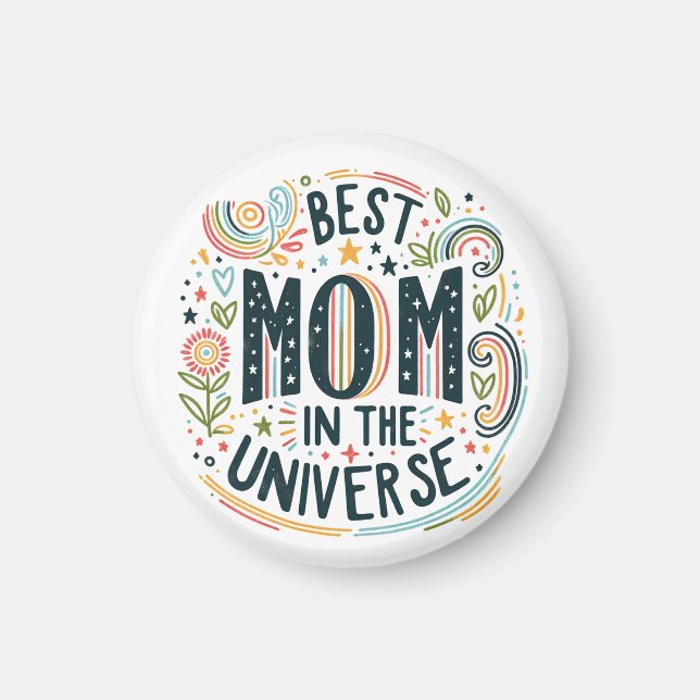 Magnet Beste Mama im Universum (Vorne)