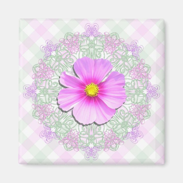 Magnet - Bi-Color Cosmos Lace & Lattice (Vorne)