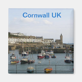 MAGNET - Boote im Dorfhafen - Cornwall
