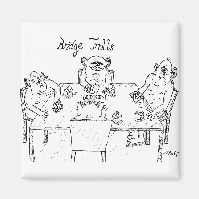 Magnet - Brückentrolle (Vorne)