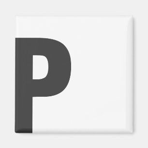 Magnet Buchstabe "P"