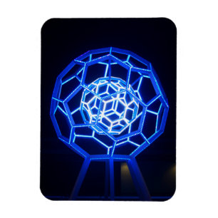 Magnet Buckyball Skulptur-#2