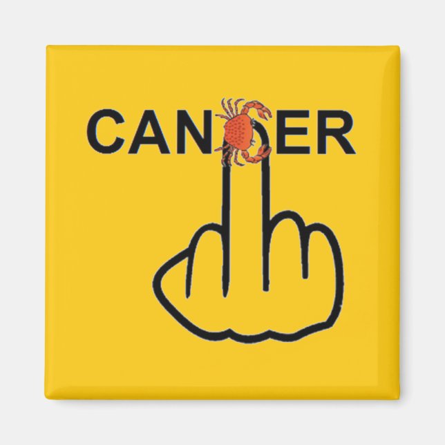 Magnet Cancer Gedreht (Vorne)