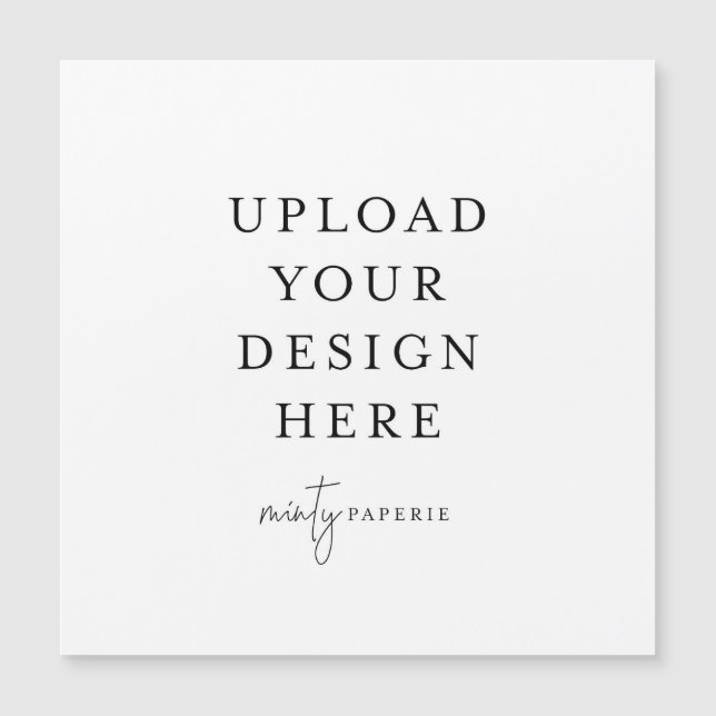 Magnet Card 5.25" Square (Vorderseite)