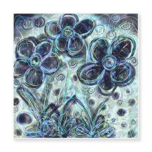 Magnet Card Light-Blume Minimalistisch Contemporar