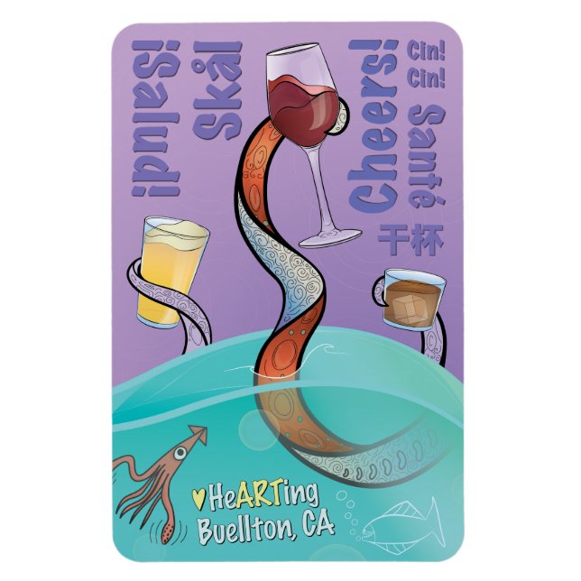 Magnet - Cheers! - Buellton.Art (Vertikal)