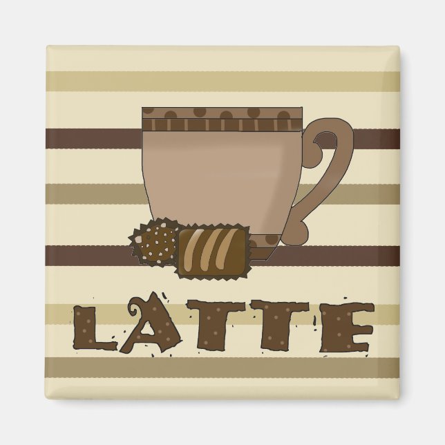 Magnet Coffee Latte Lovers (Vorne)