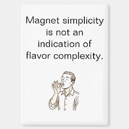 Magnet Complexity refrigerator magnet