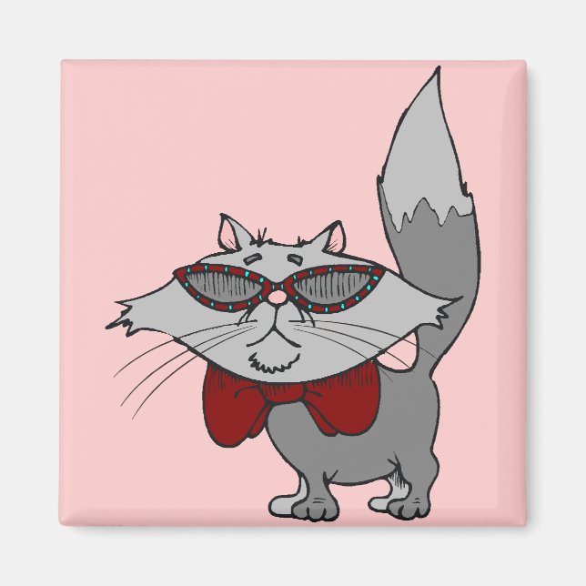 Magnet - Coole Katze (Vorne)