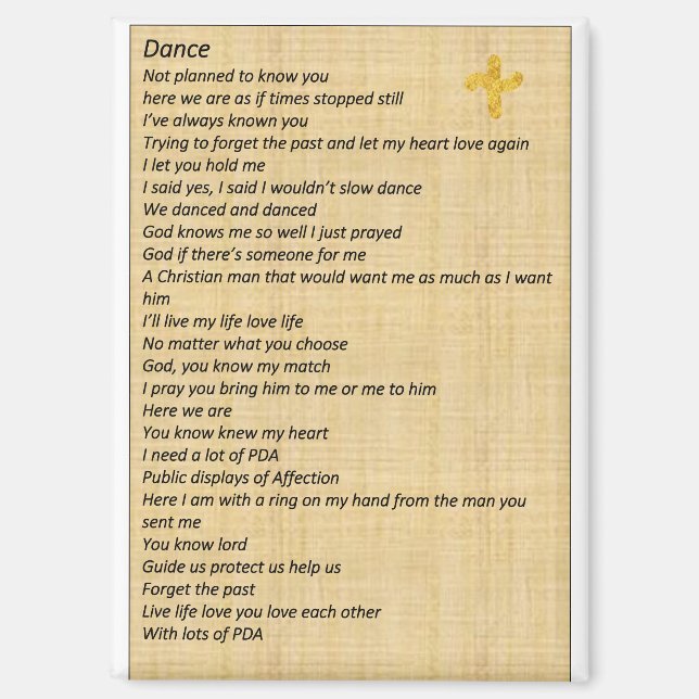 Magnet "Dance" (Vorderseite)