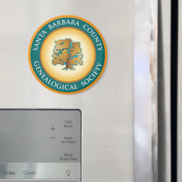 Magnet der Genealogischen Gesellschaft Santa Barba