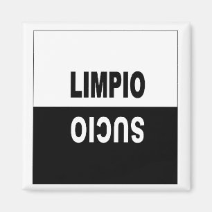 Magnet der Geschirrspülmaschine auf Spanisch