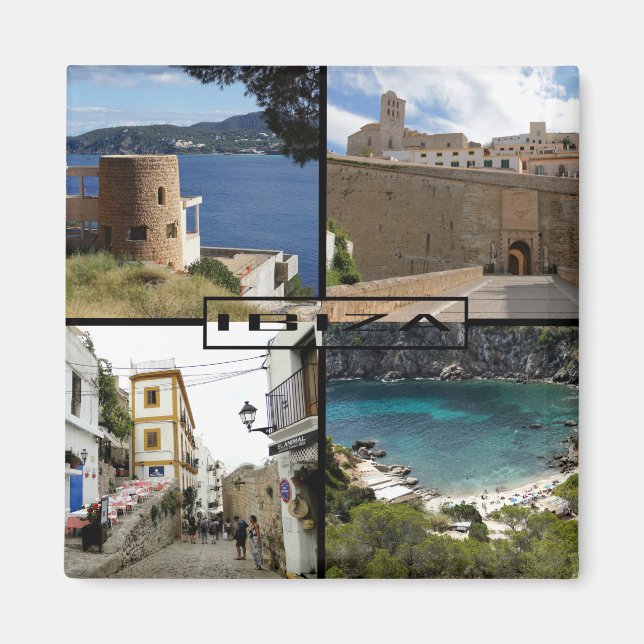 magnet der Insel von Ibiza im Balearen (Vorne)