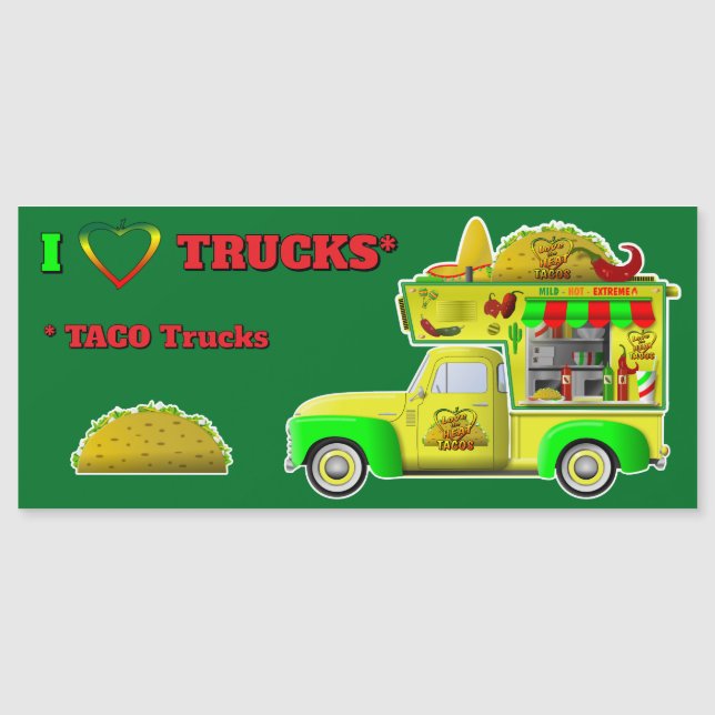 Magnet der Liebe LKW (TACO Trucks) (Vorderseite)