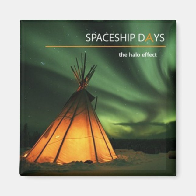 Magnet der Raumschifftage (Halo) (Vorne)