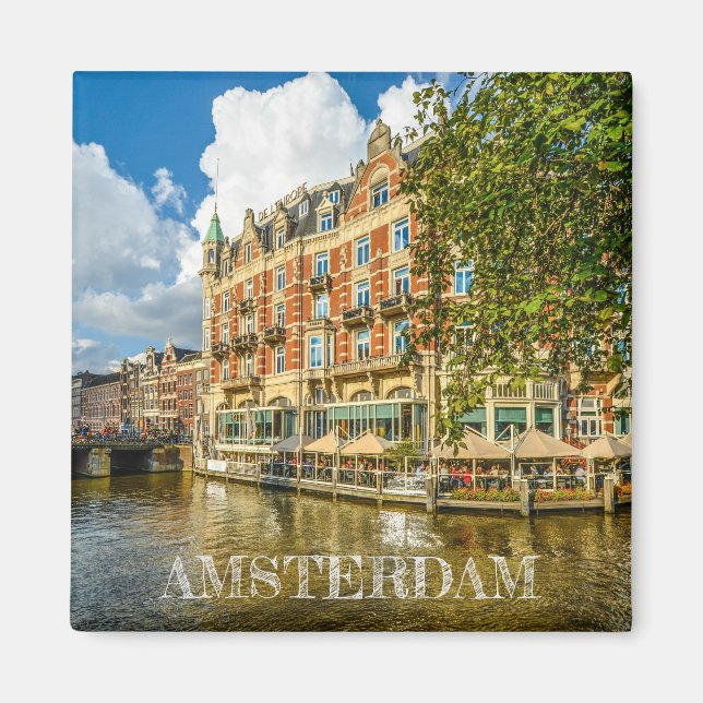 magnet der Stadt von Amsterdam in Niederlande (Vorne)