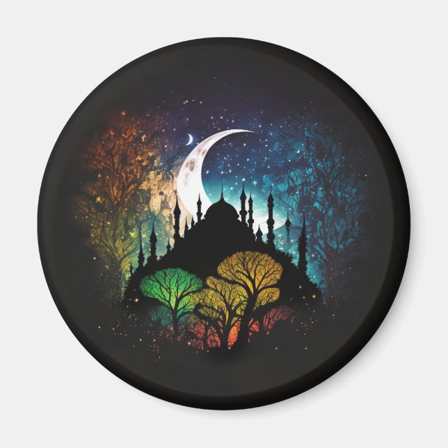 Magnet der surrealen lebendigen islamischen Masjid (Vorne)