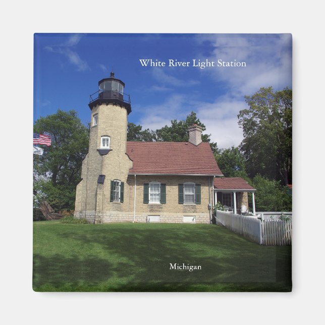 Magnet der White River Light Station (Vorne)