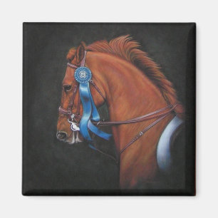 Magnet des blauen Bandes Pferde- Omar Shariff