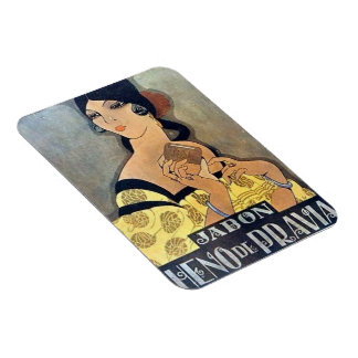 Magnet des Kühlschranks Bekanntgabe Seifen Vintage