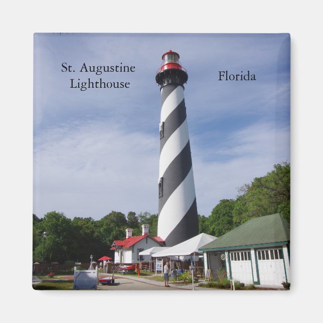 Magnet des Leuchtturms St. Augustine (Vorne)