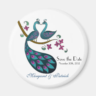 Magnet des Pfau--1 Save the Date