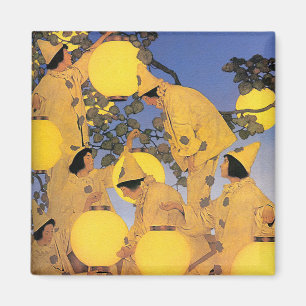 Magnet:  Die Laternen-Träger - Maxfield Parrish Magnet
