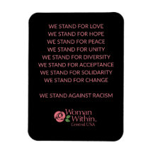 Magnet-Diversity-Anweisung Woman innerhalb der Zen