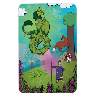 Magnet - Drachen im Wald