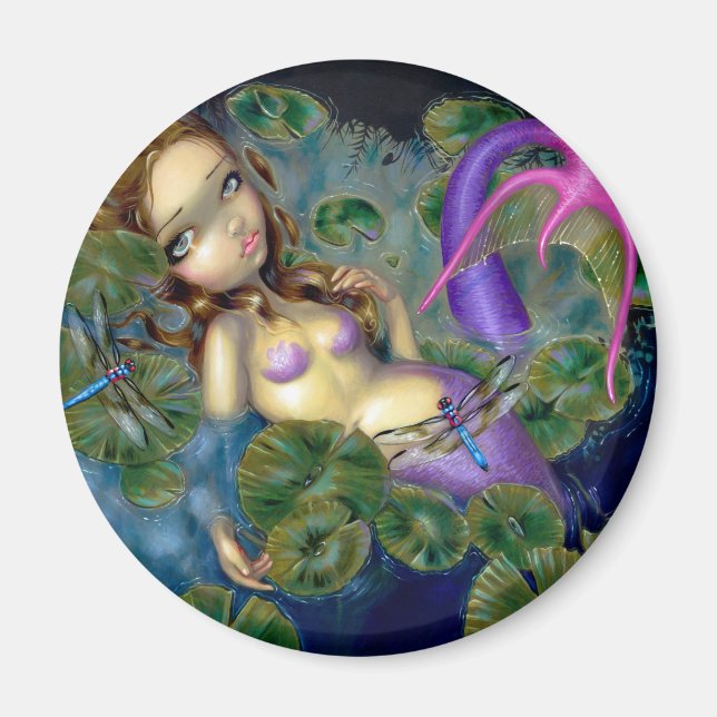 Magnet "Dragonfly Mermaid" (Vorne)