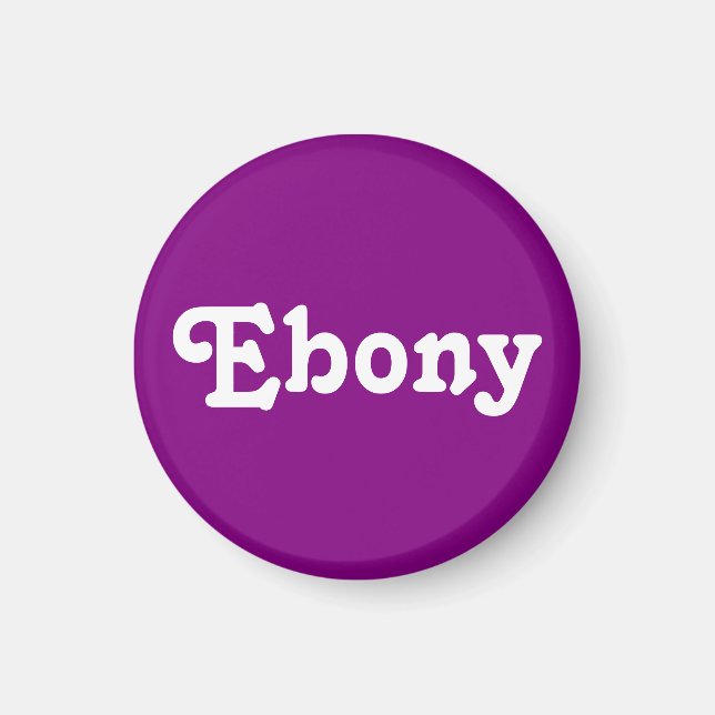 Magnet Ebony (Vorne)