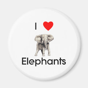 Magnet Elefanten der Liebe I