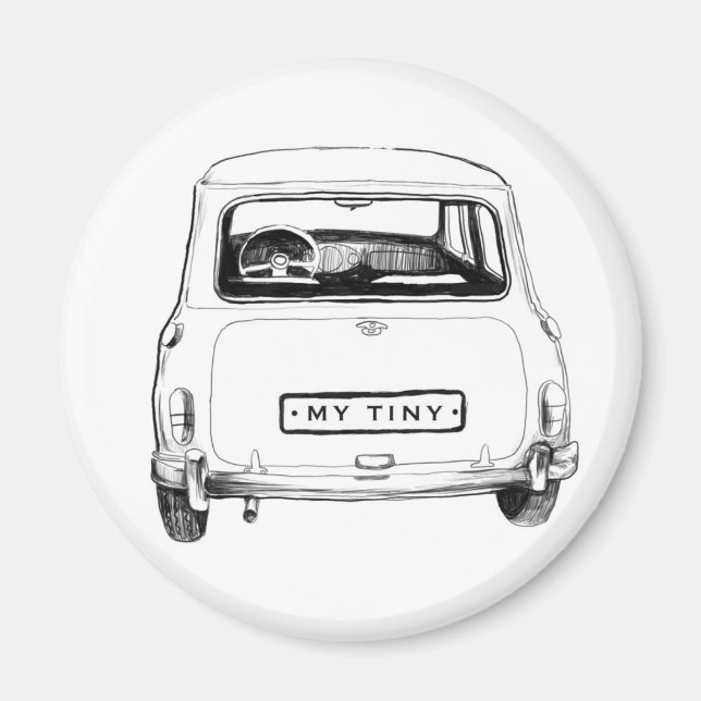 Magnet englischer klassischer Wagen (Vorne)