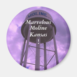 Magnet:  Erstaunlich, Moline, Kansas! Magnet