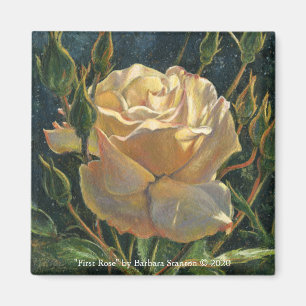 Magnet "Erste Rose"