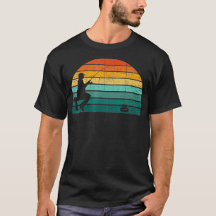 Magnet Fischen Schatz Jagd Fischer Magnet T-Shirt