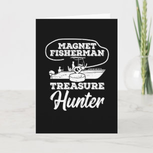 Magnet Fisherman Angling Fishing Treasure Hunt Karte