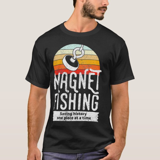 Magnet Fishing T-Shirt (Vorderseite)