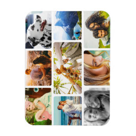 Magnet Flexible 9-Fotomaterial gerundete Collage