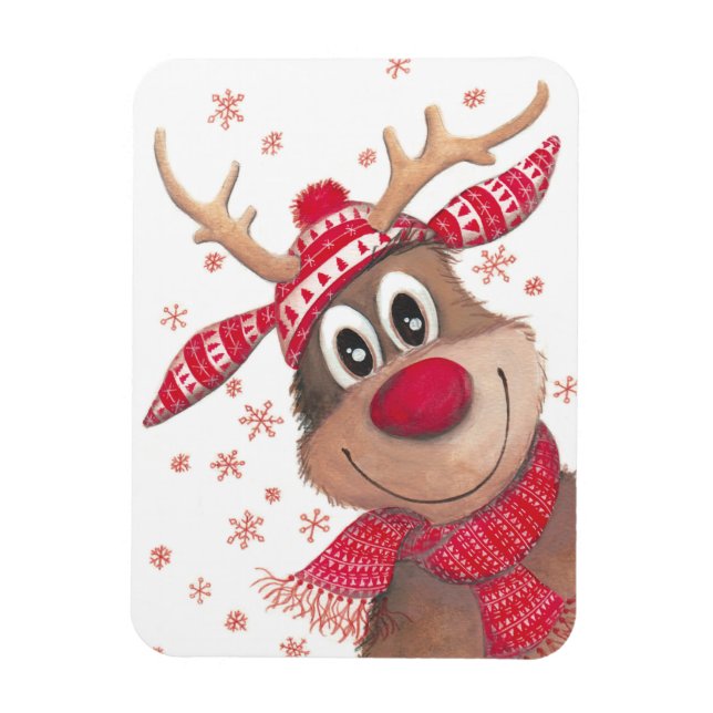 Magnet flexible Christmas Rudolf (Vertikal)