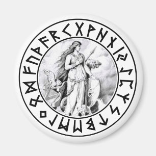 Magnet Freya Rune Shield