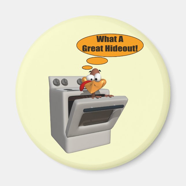 Magnet - Funny Turkey Hideout (Vorne)