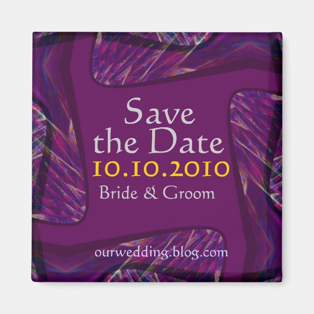 Magnet für abstrakte Ankündigung (Vorne)