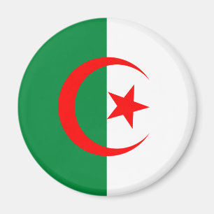 Magnet für algerische Flagge