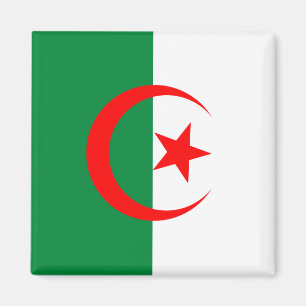 Magnet für algerische Flagge