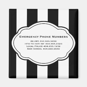 Magnet für benutzerdefinierte Notrufnummern