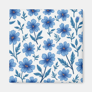 Magnet für blaue Blume