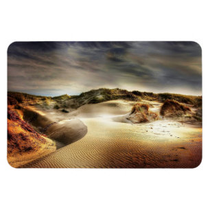 Magnet für das flexible Foto der Nordseedünen