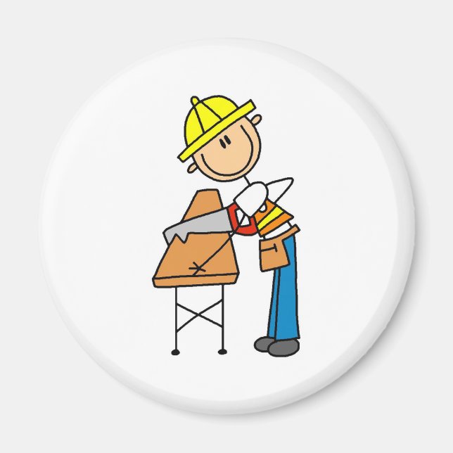 Magnet für das Sägen von Bauarbeitern (Vorne)