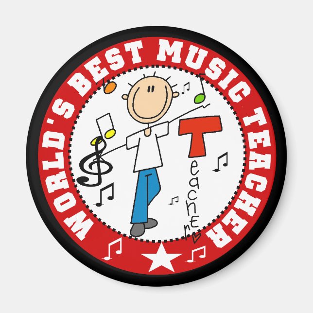 Magnet für den besten Musiklehrer der Welt (Vorne)